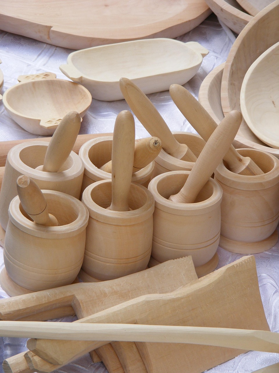 dishes, wood, romanian, sculpture, woodworks, dish, meal, accessory, household, instrument